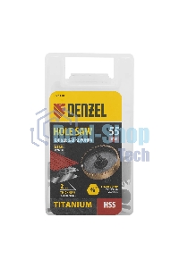 Коронка по металлу Denzel HSS, 55 мм, нитридтитановое покрытие