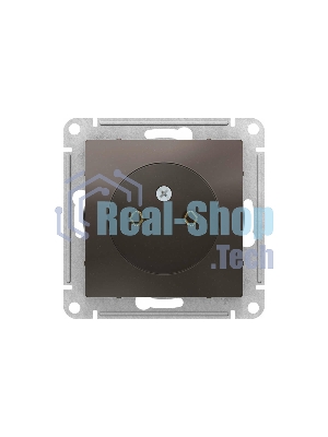 Механизм розетки 1-м СП AtlasDesign без заземл. 16А мокко SchE ATN000641