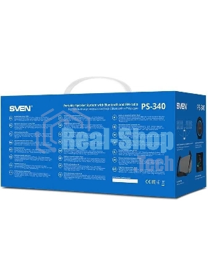 Мобильные колонки SVEN PS-340 2.0 черный