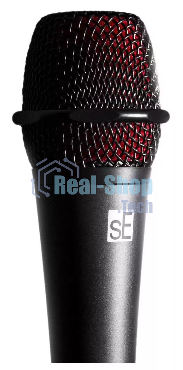 Микрофон динамический sE Electronics V3 50 Гц - 16 кГц, кардиоида, комплектация: микрофонный зажим, адаптер с резьбой, чёрная ветрозащита, транспортировочный чехол на молнии
