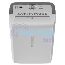 Шредер Cactus CS-SH-C5 белый (секр.P-4) фрагменты 10лист. 21лтр. скрепки скобы пл.карты