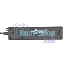 Бытовой удлинитель PowerCube, 2 р с/з вык.,3USB, 3500 Вт, 16А, 1.9 м, 3x1,0 черный PC-5B-2M