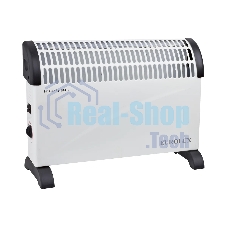 Конвектор Eurolux ОК-EU-2000C белый, 2000 Вт, 25 м2, термостат