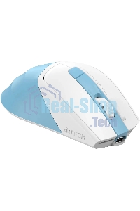 Мышь беспроводная A4Tech Fstyler FG45CS Air2 голубой/белый, 2000 dpi, радиоканал, USB, кнопки - 7