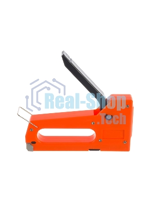 Степлер мебельный Sparta пластиковый, со скобами 100 шт, тип скобы 53, 4-8 мм