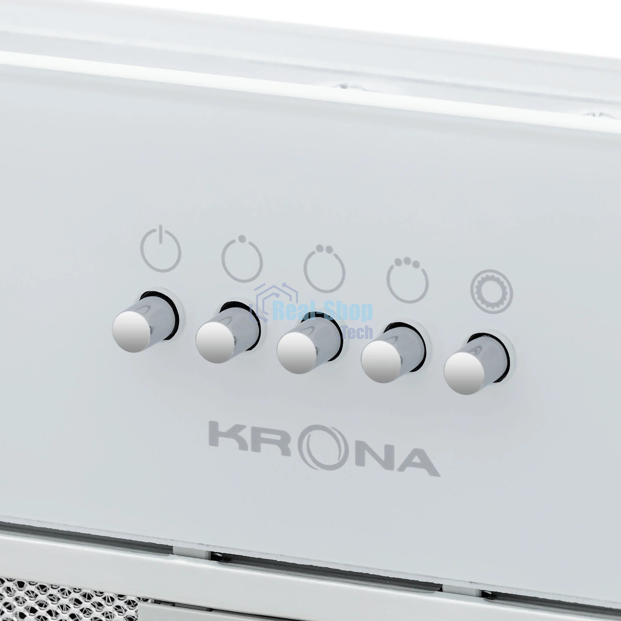 Вытяжка кухонная Krona KATE 600 GLASS WHITE PB K