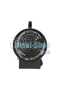 Пушка тепловая электрическая Rexant круглая, прямоугольная подставка, ТЭН, 2кВт