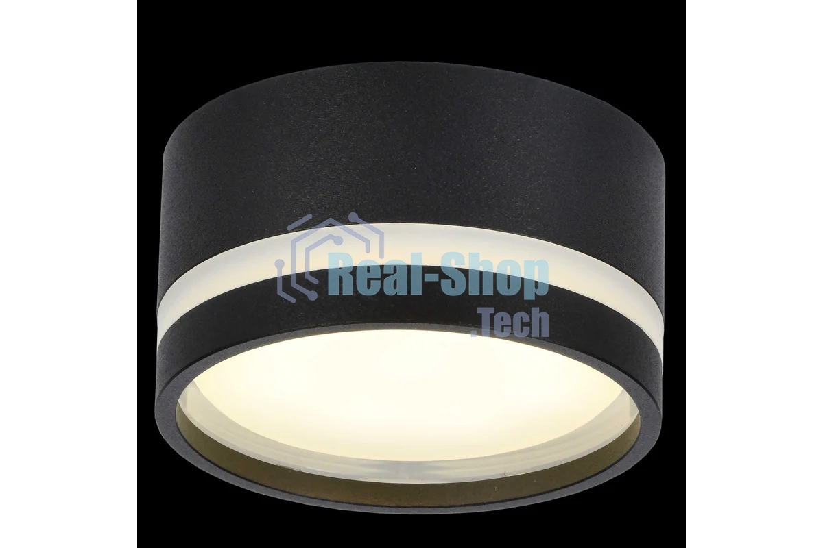 Светильник потолочный 4032 накладной под лампу GX53 черный LIGHTING