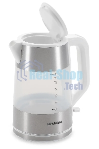 Чайник электрический Hyundai HYK-P4025 1.9л. 2200Вт белый (корпус: пластик)