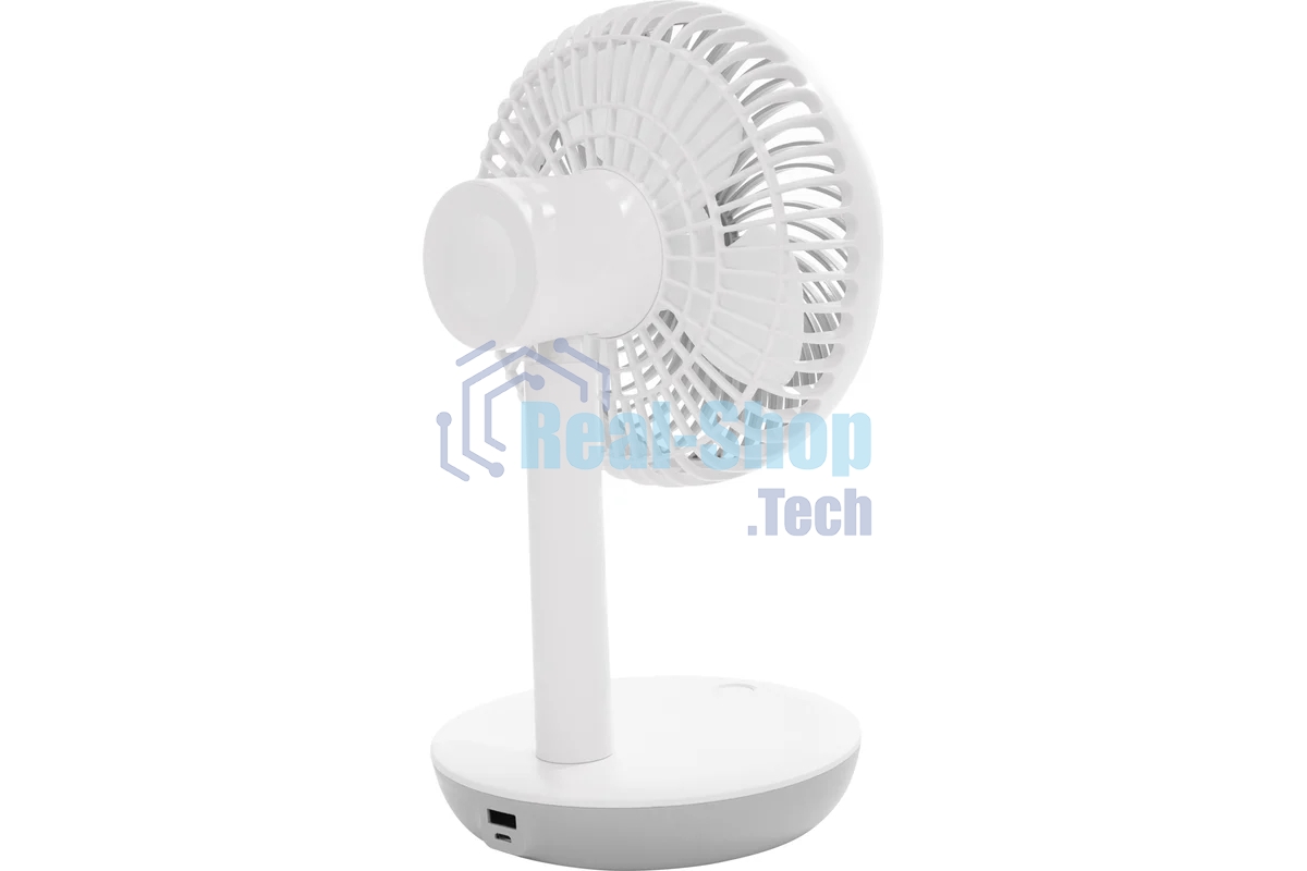 Вентилятор настольный DUX 60-0214 USB, белый, 6 Вт