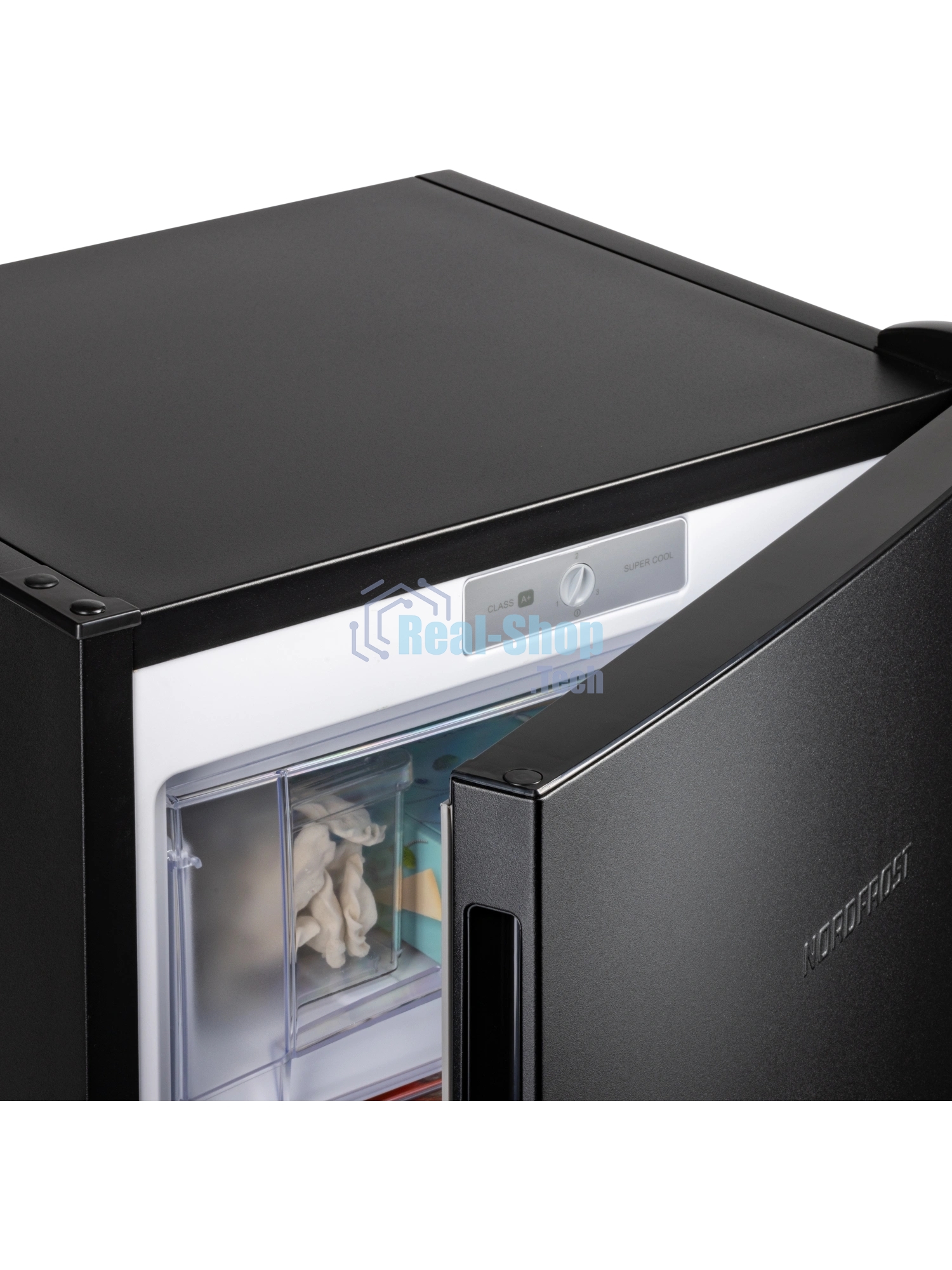 Морозильная камера NordFrost DF 263 BAP черный, 150л, 5 ящиков