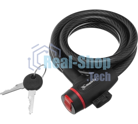 Замок тросовый универсальный Matrix 12х1200 мм