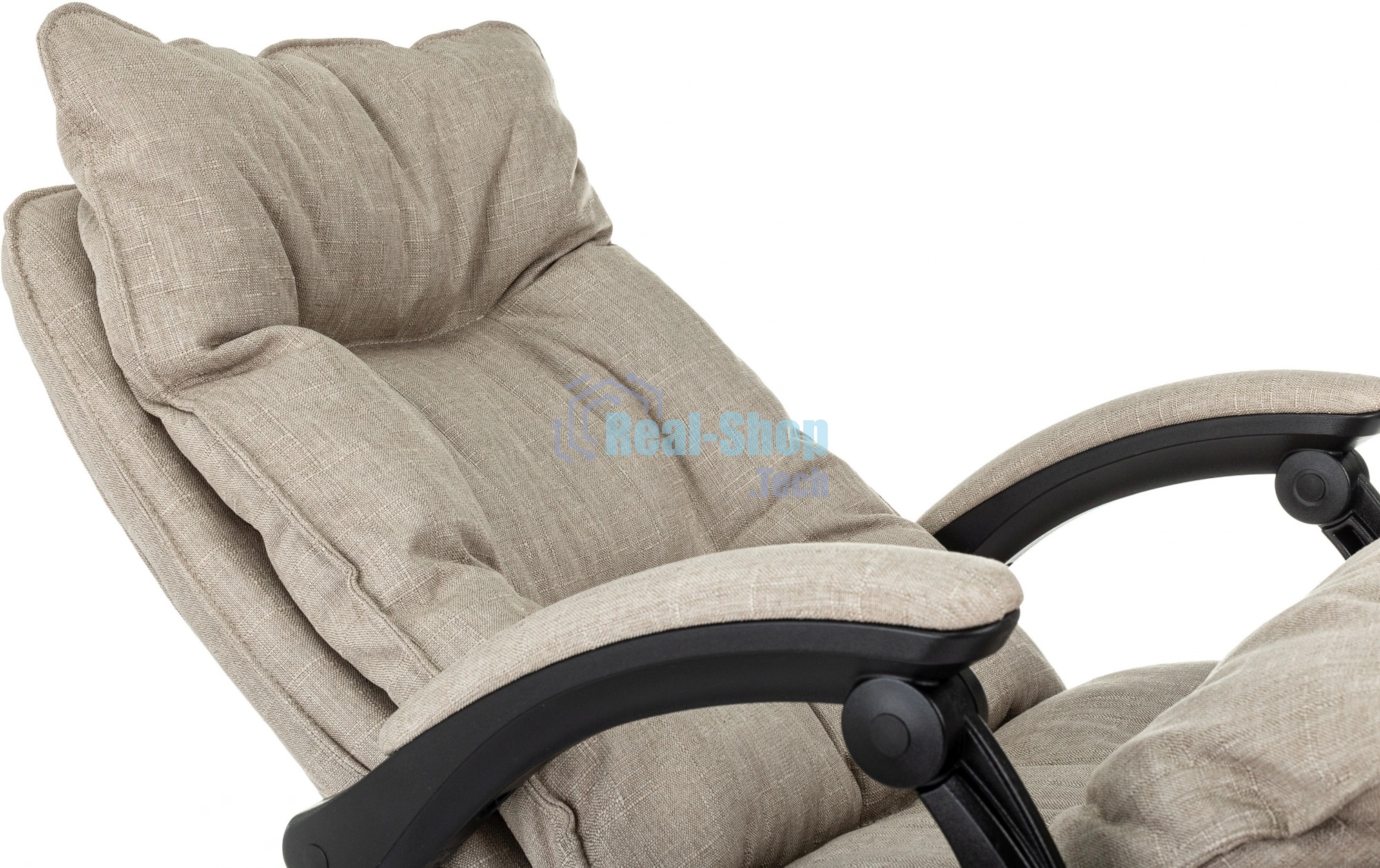 Кресло руководителя Бюрократ CH-820MSG-F бежевый 38-402 крестов. пластик подст. для ног