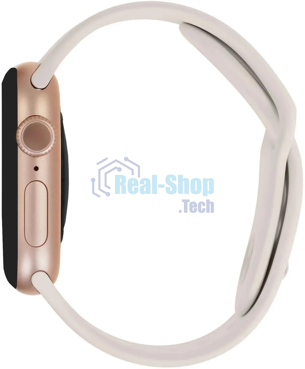 Умные часы Apple Watch Series 11 A3333 46мм OLED корп.розовое золото Sport Band рем.белый разм.брасл.:S/M (MEV64LW/A)