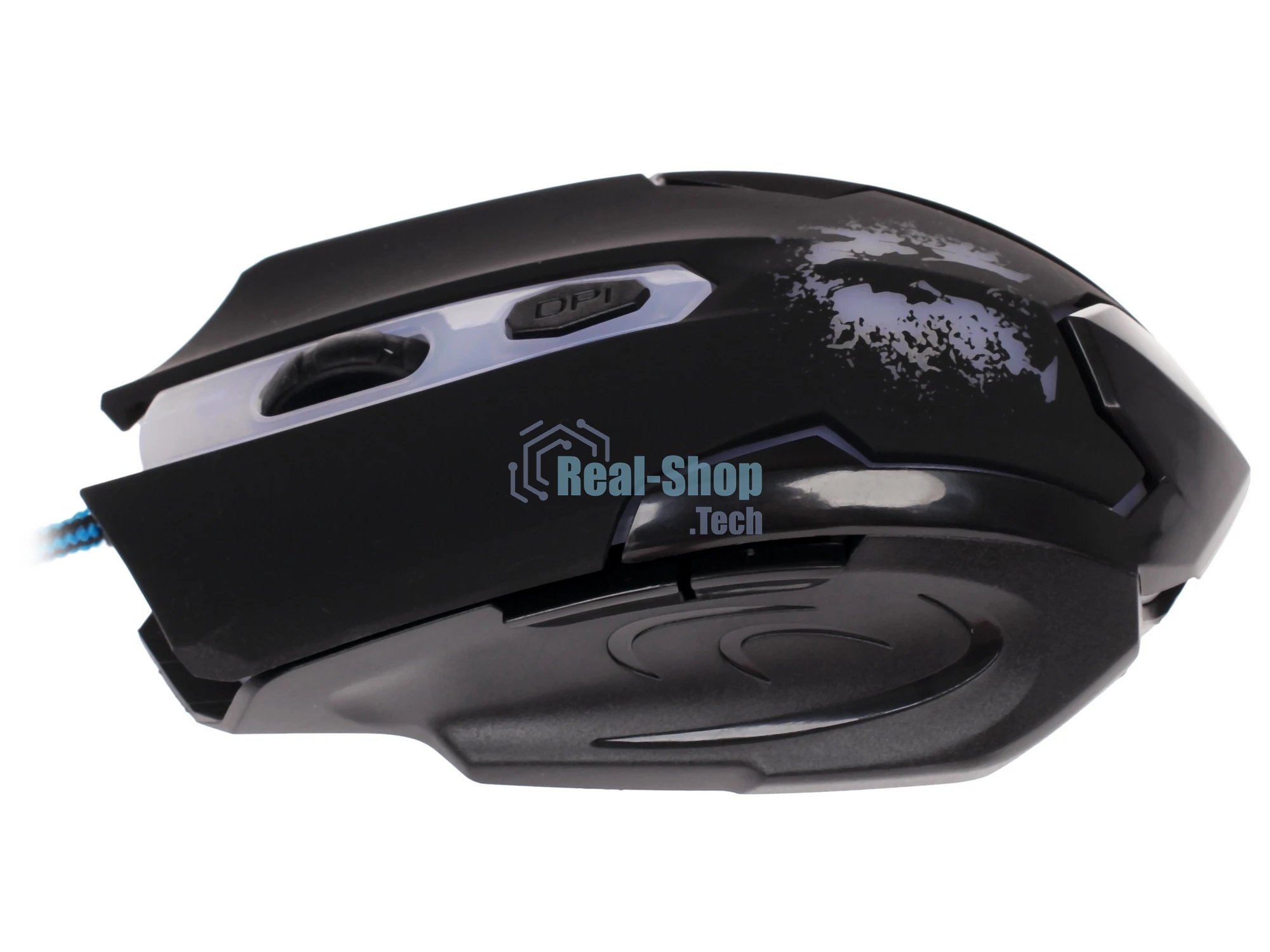 Комплект клавиатура+мышь Qumo Spirit of Wisdom проводной, USB, 2400 DPI, чёрный