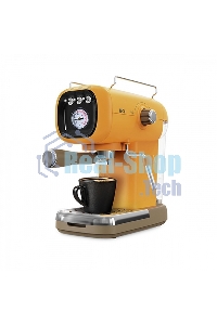 Кофеварка эспрессо BQ CM2004 желтый, исп. кофе - молотый, 0.6 л, 1100 Вт, 20 бар