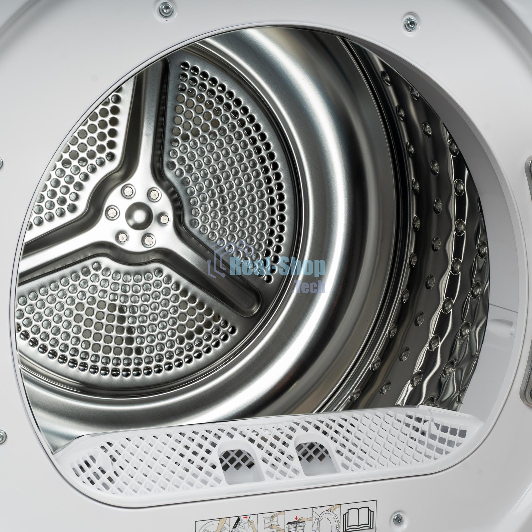 Сушильная машина Delonghi DTD 795 H FABIO белый, 7 кг, сушка - конденсационная, программ - 15, 59.6 x 84.5 x 49.9 см