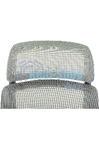 Кресло руководителя Бюрократ MC-G411N-H серый, сетка/ткань, с подголов. крестов. пластик, пластик серый