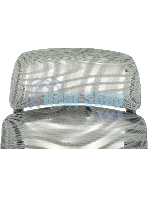 Кресло Бюрократ MC-G411N-H серый, сетка, подголовник