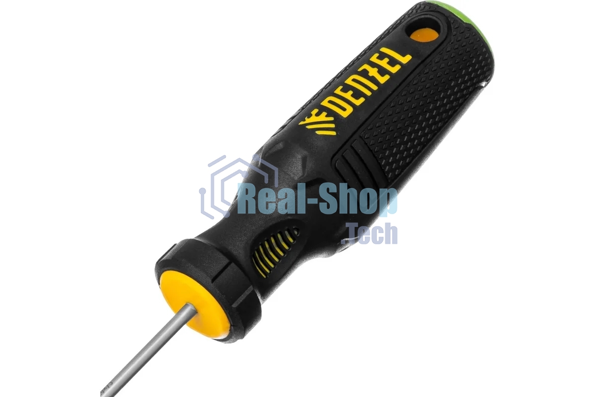 Отвертка Denzel PZ0x75 мм, S2, 3к рукоятка