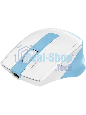 Мышь беспроводная A4Tech Fstyler FG45CS Air2 голубой/белый, 2000 dpi, радиоканал, USB, кнопки - 7