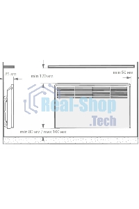 Конвектор ENSTO Lammitin EPHLM15PR белый, 1500 Вт, 24 м2, термостат