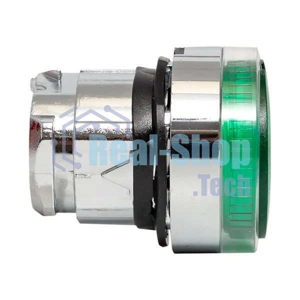 Исполнительный механизм кнопки XB4 зеленый плоский возвратный без фиксации, с подсветкой EKF PROxima XB4BW-G EKF