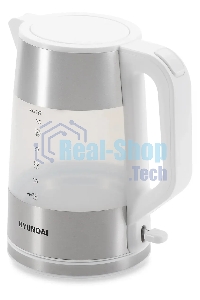 Чайник электрический Hyundai HYK-P4025 1.9л. 2200Вт белый (корпус: пластик)