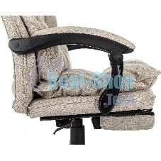 Кресло руководителя Бюрократ CH-820MSG-F бежевый 38-402 крестов. пластик подст. для ног