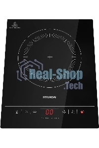 Плита настольная индукционная Hyundai HYC-0111 черный/серебристый закаленное стекло (настольная)