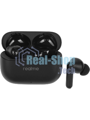 Наушники TWS Realme Buds T310 черный, внутриканальные, Bluetooth, активное шумоподавление, до 40 ч