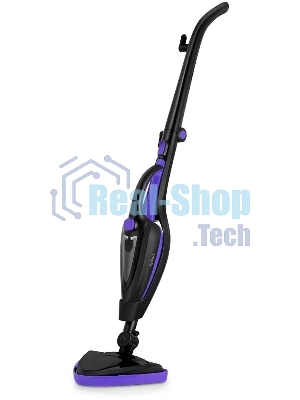Швабра паровая Kitfort КТ-1051 1500Вт черный/фиолетовый