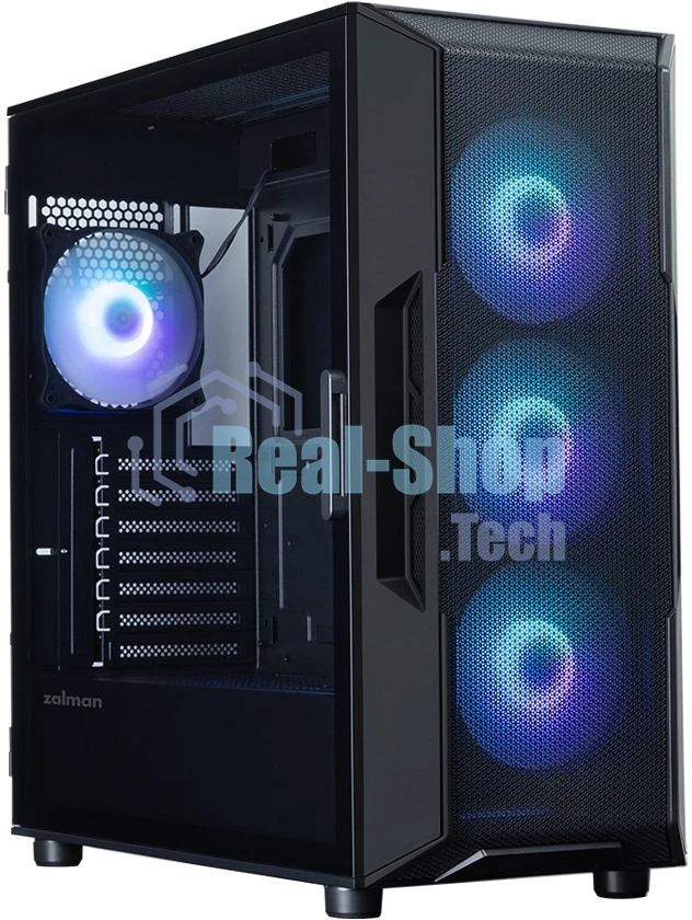 Компьютерный корпус ZALMAN MidiTower I3 NEO ARGb V2 black (ATX, без БП, 2xUSB3.0, 4x120мм ARGb) (Zalman i3 NEO ARGb V2 Black)