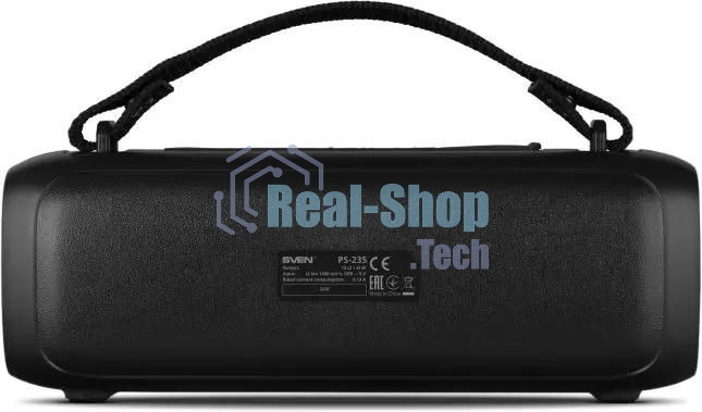 Портативная колонка SVEN PS-235 черный 12W 2.0 BT 3600mAh