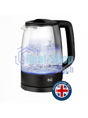 Чайник электрический BQ KT1839G черный. Мощность: 2200 Вт, объем: 1.7 л