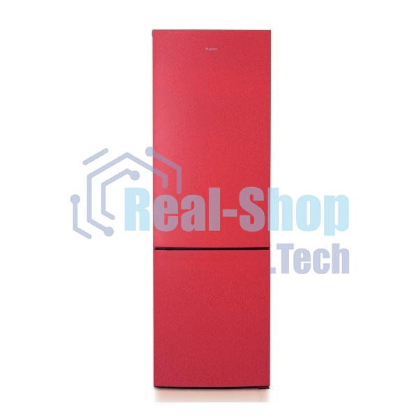Холодильник Бирюса H6127 красный двухкамерный 245/100л морозилка снизу