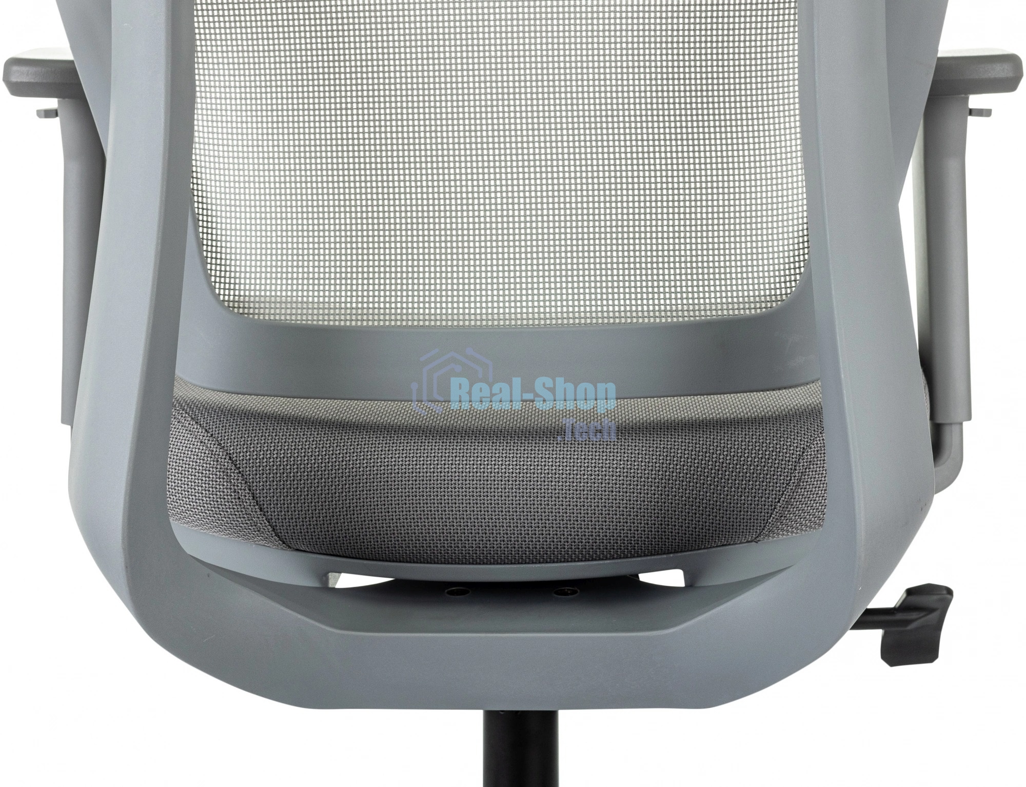 Кресло руководителя Бюрократ MC-G411N-H серый, сетка/ткань, с подголов. крестов. пластик, пластик серый
