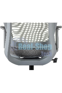 Кресло руководителя Бюрократ MC-G411N-H серый, сетка/ткань, с подголов. крестов. пластик, пластик серый