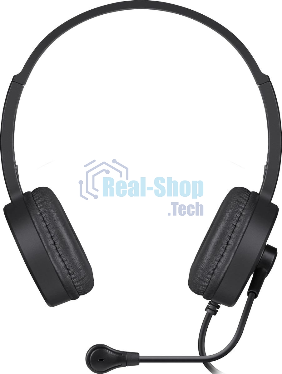 Гарнитура проводная Defender Tune 160 (черный, провод 1.8 м)