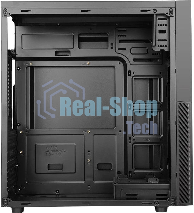 Компьютерный корпус Accord K-16 черный без БП ATX 6x120мм 2xUSB2.0 1xUSB3.0 audio