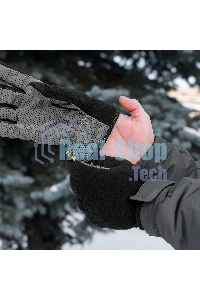 Перчатки универсальные Denzel 68097 двойные, ПВХ нанесение, размер 10