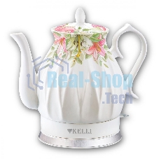 Чайник электрический KELLI KL-1381 белый Чайник электрический KELLI KL-1381 белый