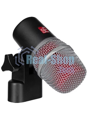 Микрофон динамический sE Electronics V BEAT инструментальный, для малых барабанов и томов, 30 Гц 19 кГц, суперкардиоида, комплектация: резьбовой адаптер, чехол на молнии, ветрозащита, гайка с накаткой для надежной фиксации микрофона