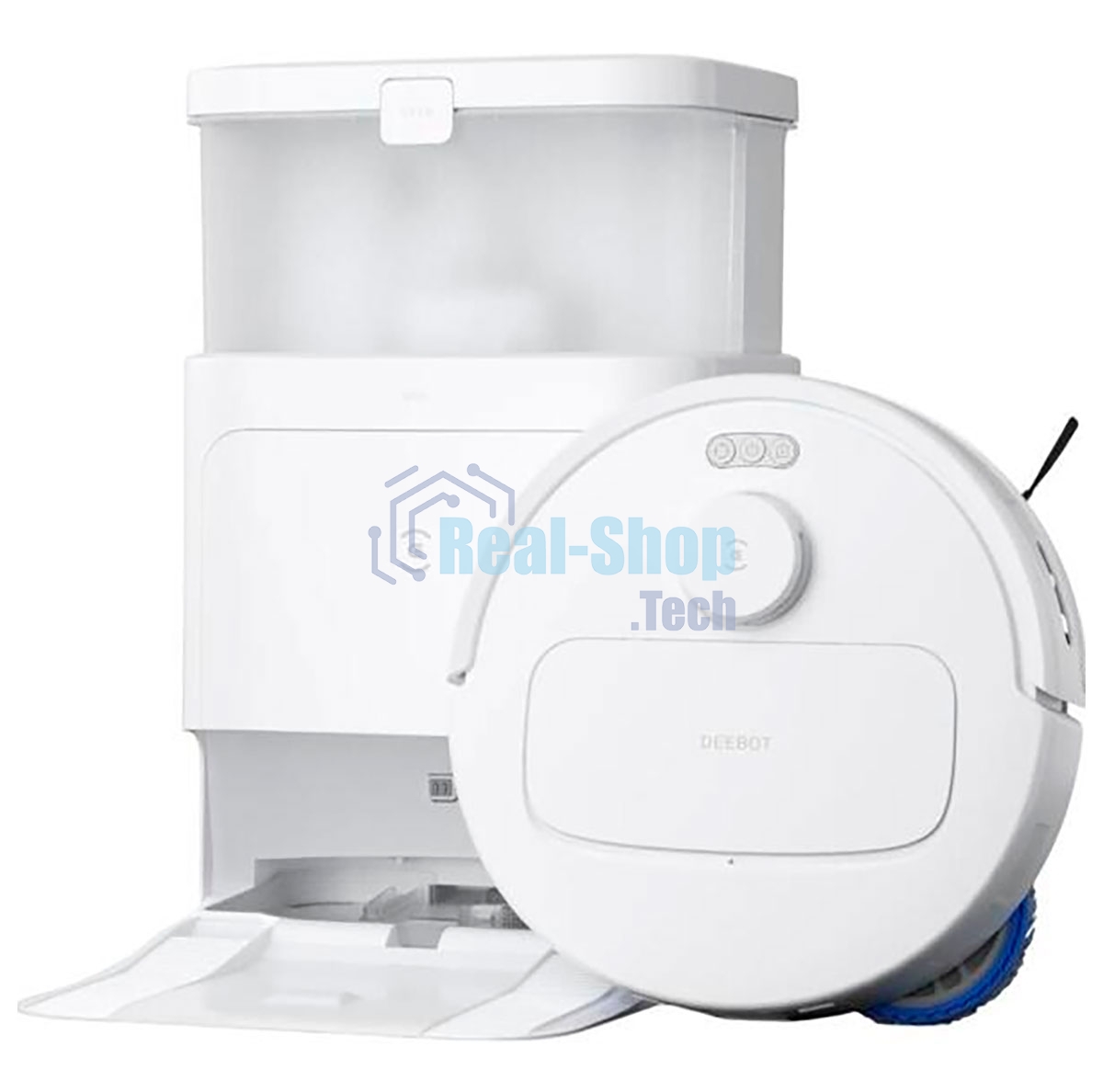 Робот-пылесос Ecovacs Deebot N30 PRO белый, 5200 мА*ч Li-ion, уборка влажная/сухая, пылесборник контейнер 0,3 л