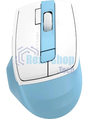 Мышь беспроводная A4Tech Fstyler FG45CS Air2 голубой/белый, 2000 dpi, радиоканал, USB, кнопки - 7