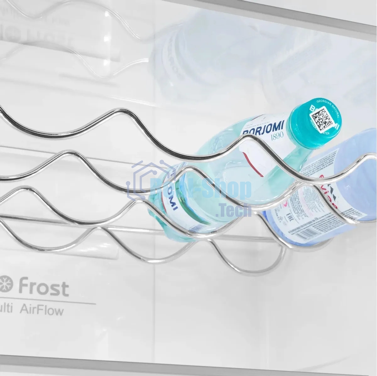 Холодильник Maunfeld MFF200NFSE нержавеющая сталь двухкамерный 271/106л морозилка снизу