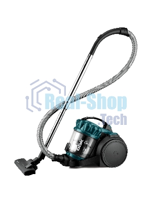 Пылесос BBK BV1505 черный/изумрудный, 350/2000 Вт, уборка сухая, пылесборник контейнер 2 л