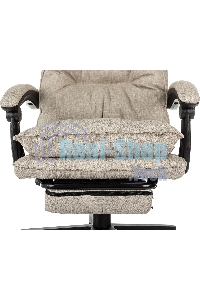 Кресло руководителя Бюрократ CH-820MSG-F бежевый 38-402 крестов. пластик подст. для ног