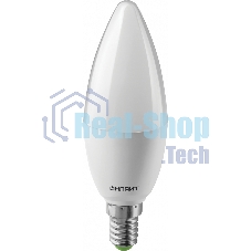 Лампа светодиодная ОНЛАЙТ 61956 OLL-C37-10-230-2.7K-E14-FR