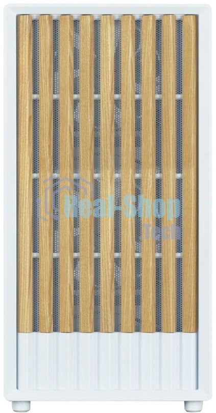 Компьютерный корпус Zalman P10 NAMU, MATX, белый, WINDOW, FRONT COVER WALNUT, 2x3.5